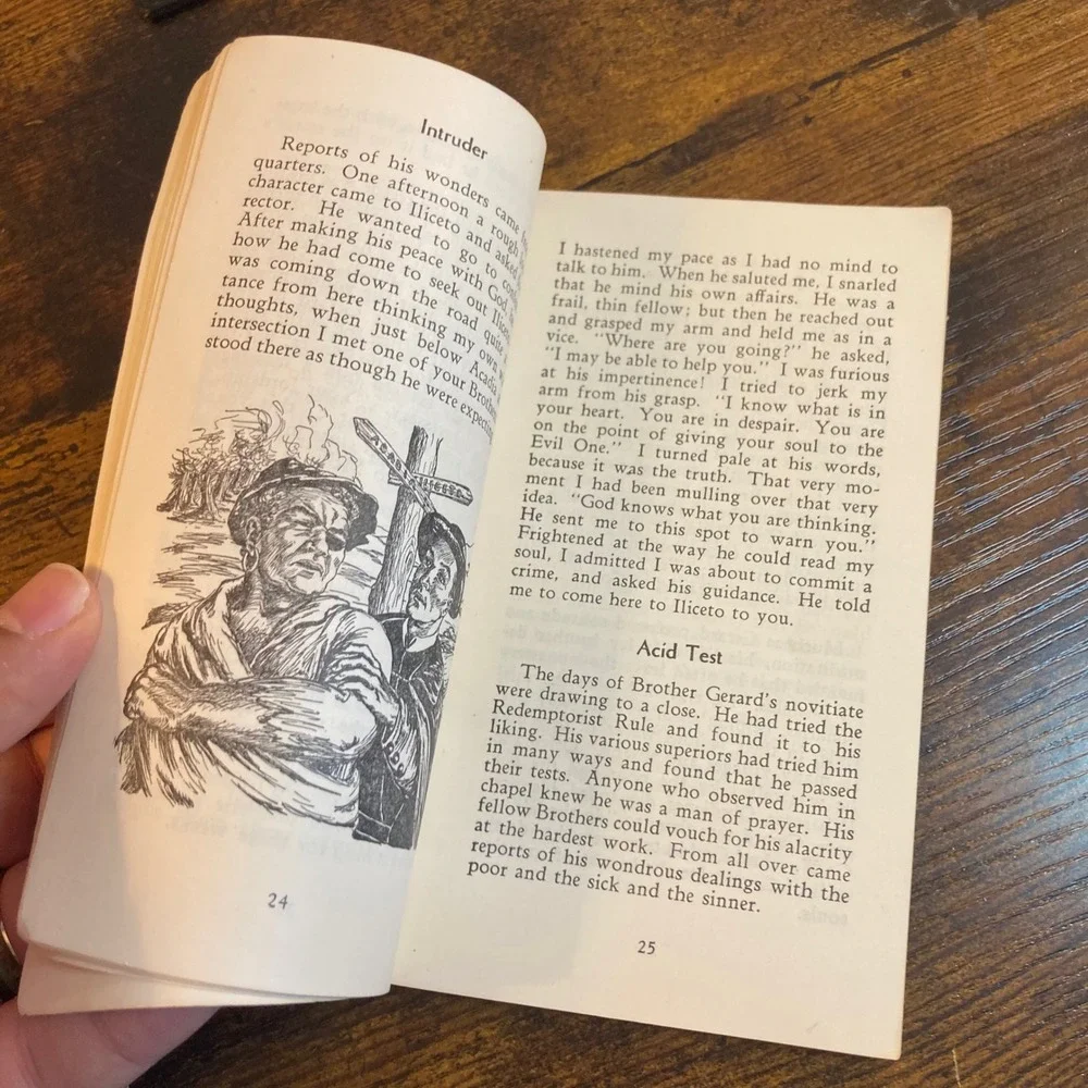 St Gerard Majella Patron of Mothers Catholic Religious Book Vtg 1958 Illustrated